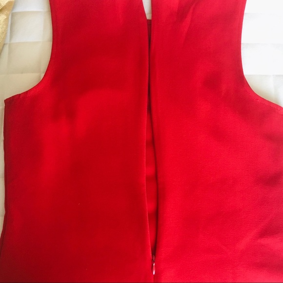 Red Dress w/ Ruffles - Picture 5 of 8